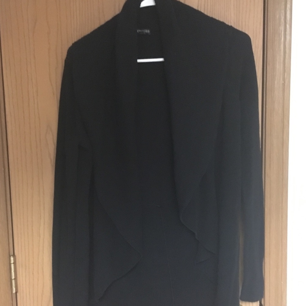 Black cardigan